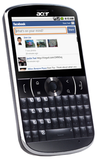 Смартфон Acer beTouch E130 (черный)