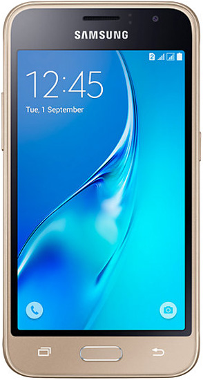 Смартфон Samsung Galaxy J1 (2016) Duos (золотистый)